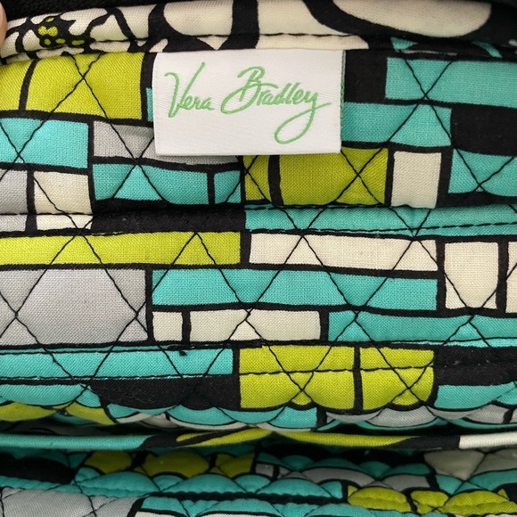 Vera Bradley Floral Backpack - Blue and Green 13x12 inches